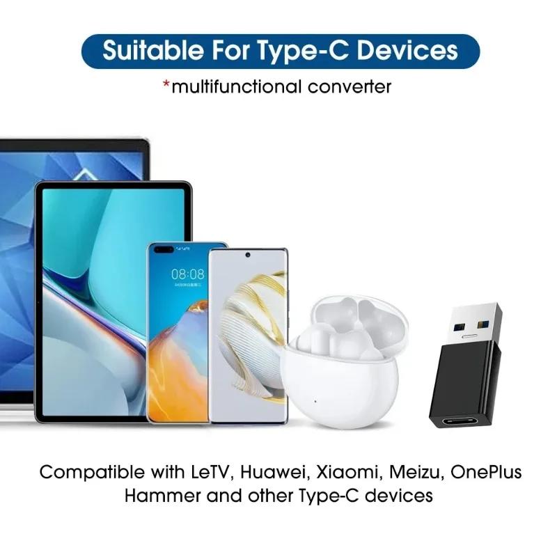 USB-C To USB-A Female To Male Adapters 5Gbps High-speed Data Transfer Phone Converters Type C To USB3.0 Connectors for Keyboard