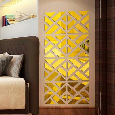 32pcs 3D Mirror Sticker Self Adhesive Acrylic Diy Wall Stickers For Home Living Room Bedroom Decoration Removable Wall Art Decal