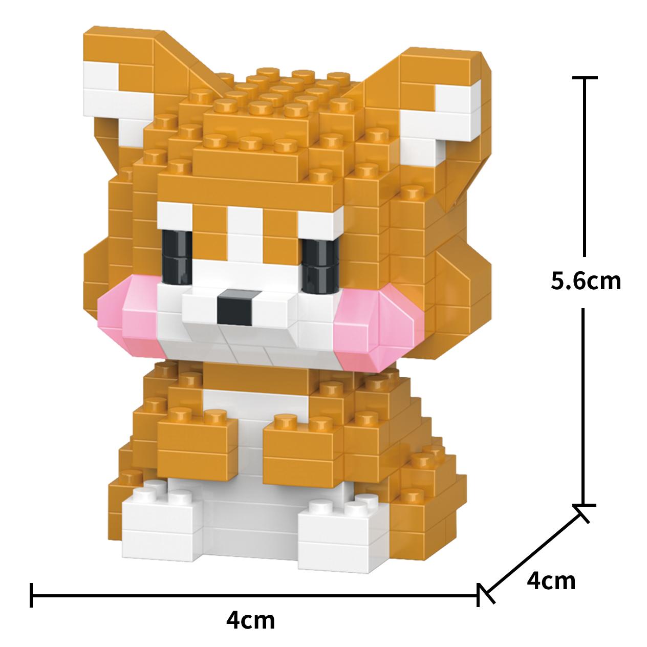 

Креативные строительные блоки 25 типов, милые животные, мультяшные модели, сделай сам, собирай фанатов, развивающие игрушки для детей, подарок для девочек Corgi-191Pcs