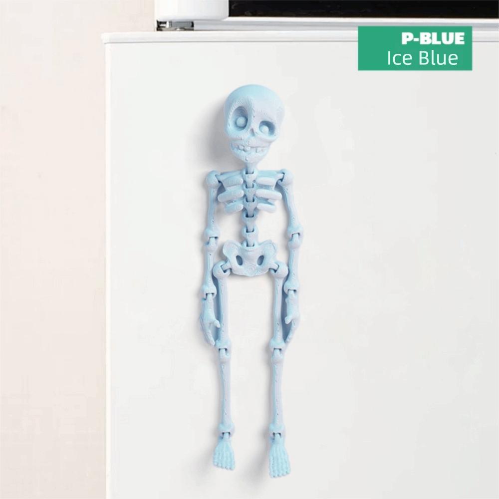 Poseable Skeleton Refrigerator Magnets Movable Joints Decorative Magnets  Office Decor