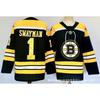 Boston Bruins NHL Hockey su Ghiaccio Maglia Uomo Ricamata 88 Divisa Squadra Abbigliamento per Tifosi Sportivi