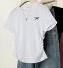 In Stock Slim Fit Korean Style Plus Size Shoulder-Sleeve Cinched Waist Summer Top