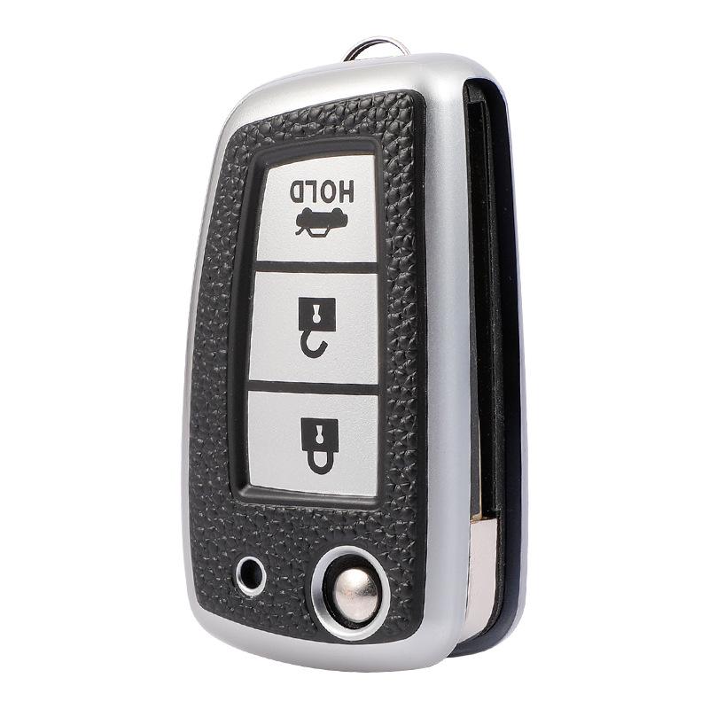 Nissan Schlüsselhülle für Qashqai, Tiida, Bluebird, Sylphy – Klappschlüssel-Schalenabdeckung