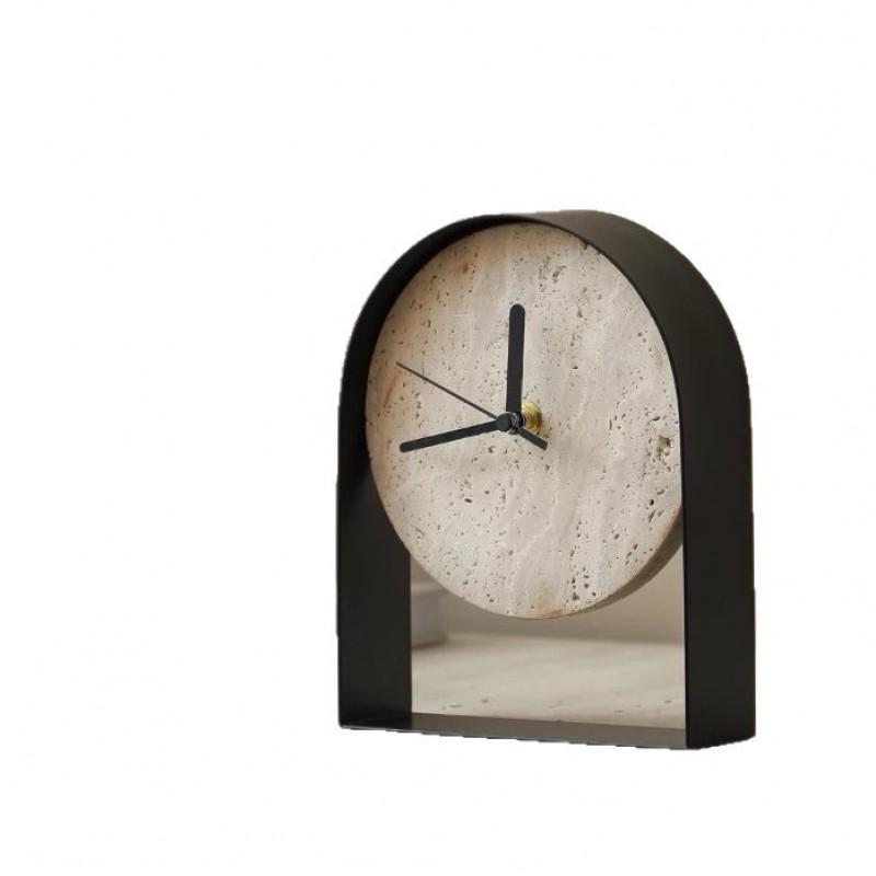 Luxury Modern Office Clock Decor Home Study Bookshelf Desktop