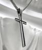 Blessed Bullet Classic Chain Cross Necklace_Vintage Silver/Black Silver/Silver/Gold