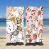 Cartoon M-Mofusand-S Kawaii Cute Cats Towel Sports Quick Dry Travel Camping Gear Sandproof Soft Light Large Beach Towel