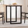 VidaXL Dining Table O-Frame, Dinner Table, Dining Table Kitchen Restaurant Interior, 60x60x75 Cm Solid Pine Wood 3282670