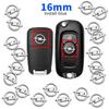 VSZA7 16mm Car Key Emblem Badge Sticker Auto Control Key Logo Decal For Opel Insignia Astra J F Antara Meriva H G Corsa OPC Zafira