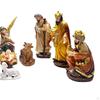 Nativity Figurine Worship Holy Family Resin Birth of Jesus Statue Set for Tabletop
