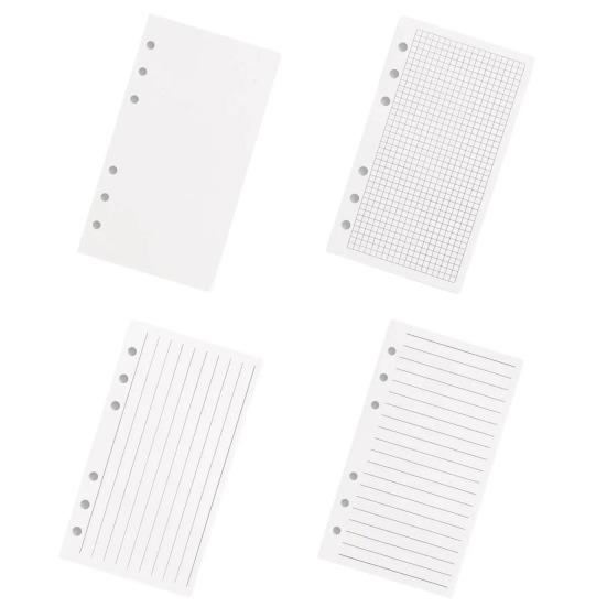 120 Sheets A6 Loose Leaf Paper Refillable Notebook Inserts Smooth Writing Inserts Detachable Planner Pages for Planning Weekly Schedule Budgeting