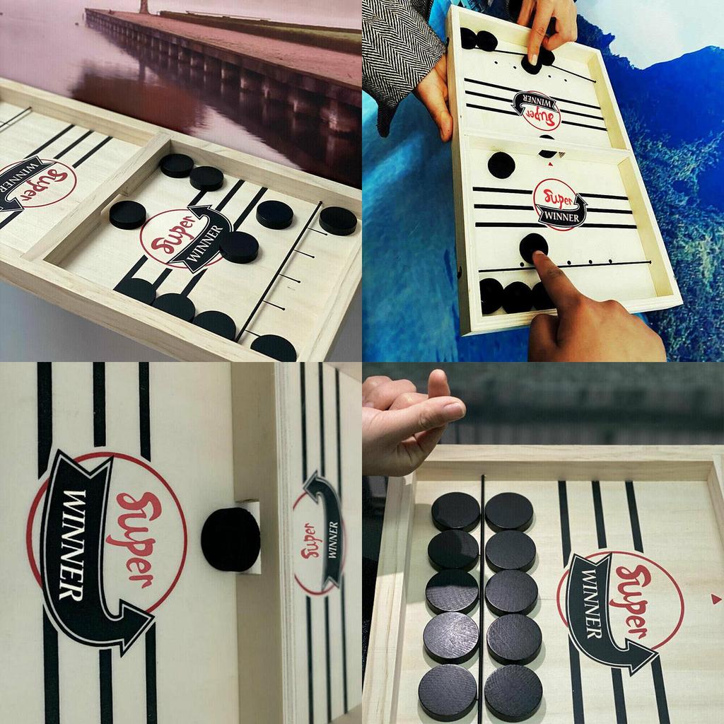 Engaging Kids Fast Sling Puck Game Winner Board Game For Family Fun And Interaction