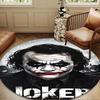 The Clown's Fiery Rise Round Rug for Livingroom,Bedroom, Palyroom, Chair Rug, Area Rug, Circle Carpet, Large Size Decor Fan Christmas Gift