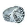 Blackened Magpie Bird Ring