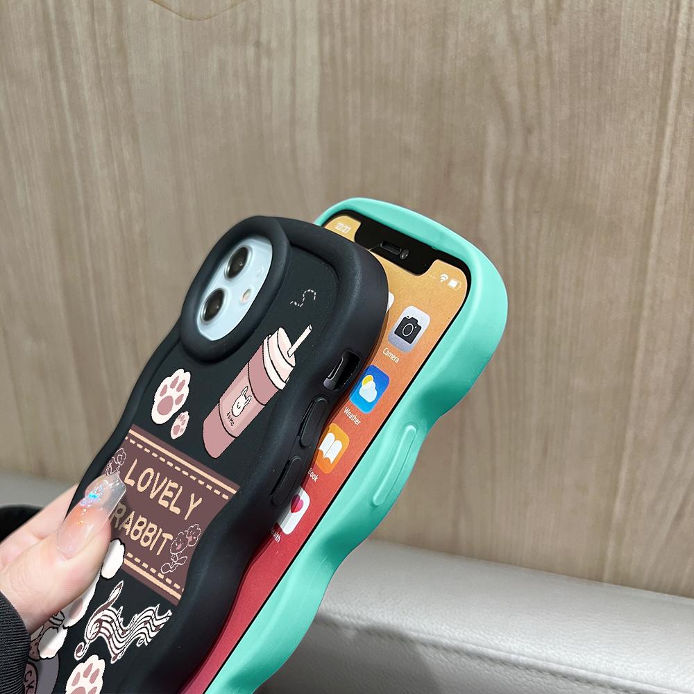 Big Wave Edge mykt silikonmateriale Macaron telefondeksel Støtsikkert beskyttende gummideksel til iPhone Samsung Huawei Honor Xiaomi Redmi OnePlus Moto