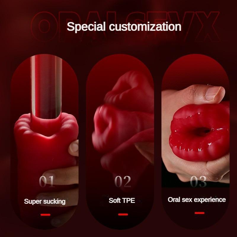 Masturbator für Männer Automatische Saugen Männliche Maschine Oral Vaginal Penis Vibrator Sex Spielzeug für Männer Masturbation Tasse Blowjobs Maschine