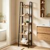 Ladder Display Shelf, Open Bathroom Storage Shelf, Standing Bookshelf, Storage Shelf in the Living Room (only with storage shelf)