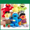 Adorabile Set di 6 Peluche di Sesame Street con Cookie Monster, Elmo, Bibo, Bert ed Ernie