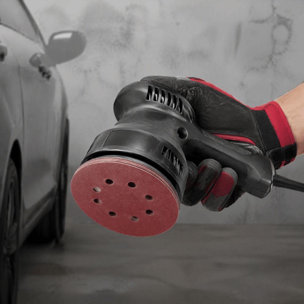 100pcs 8 Holes Dust Extraction Polishing Sandpaper Discs Sandpaper Sheet  Automotive Finishing