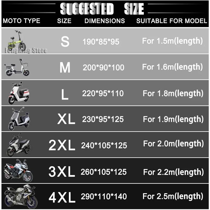 Für Macbor Montana XR5 Motorradabdeckung Wasserdicht Outdoor Motorrad Regen Staubdicht Schnee Sonne UV-Schutz