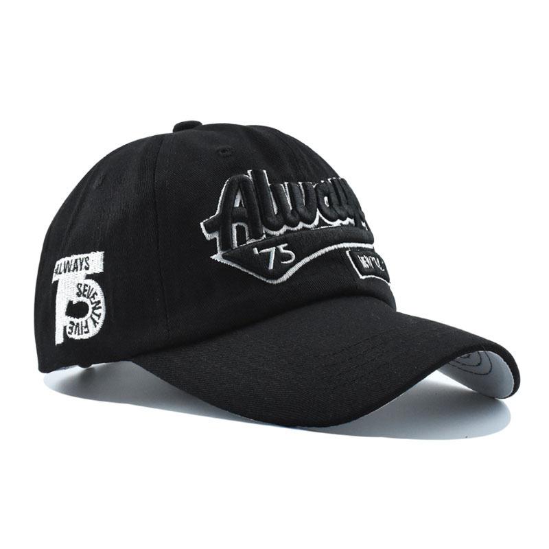2026 Spring/Summer Unisex Cotton Baseball Cap Vintage Washed with Alphabet ALWAYS Embroidery - Hip-Hop Inspired Snapback Design