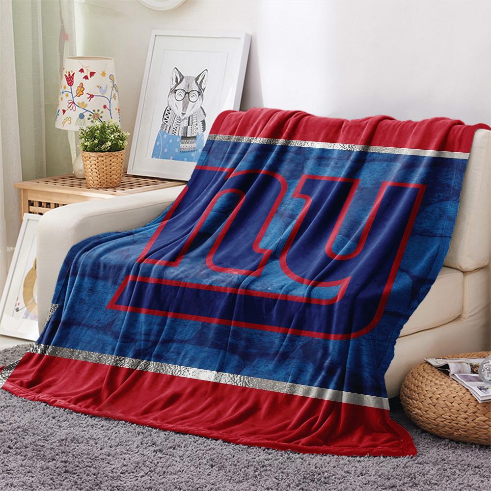 New York Giants Flannel Blanket, High Quality Comfortable for All Seasons, Home Decor, Warmth and Comfort
