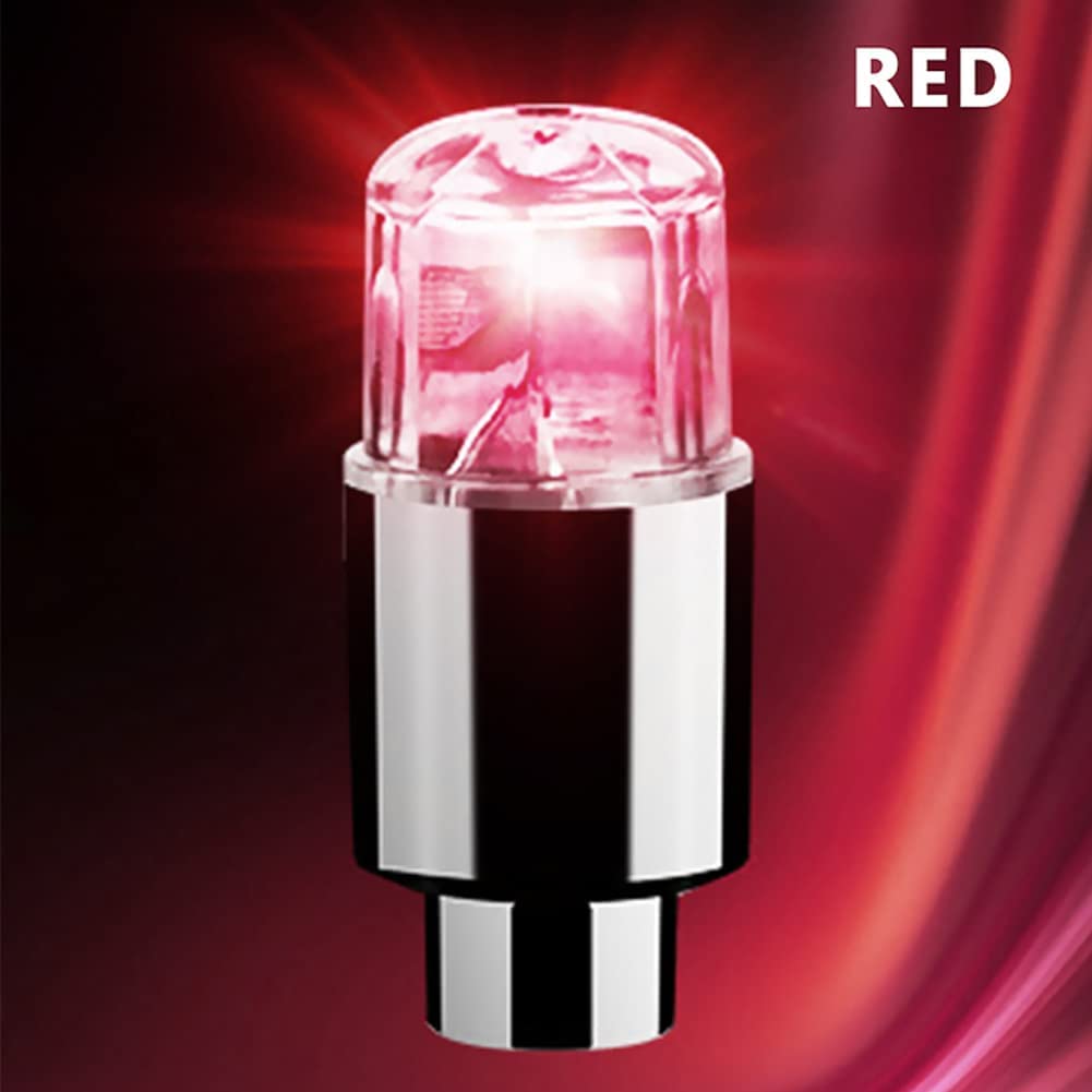 Cars Wheel Caps LED Lights Wheel Tire Valve Caps Cycling Lantern Spokes Hub Tyre Lamp Car Tire Decoration Accessories