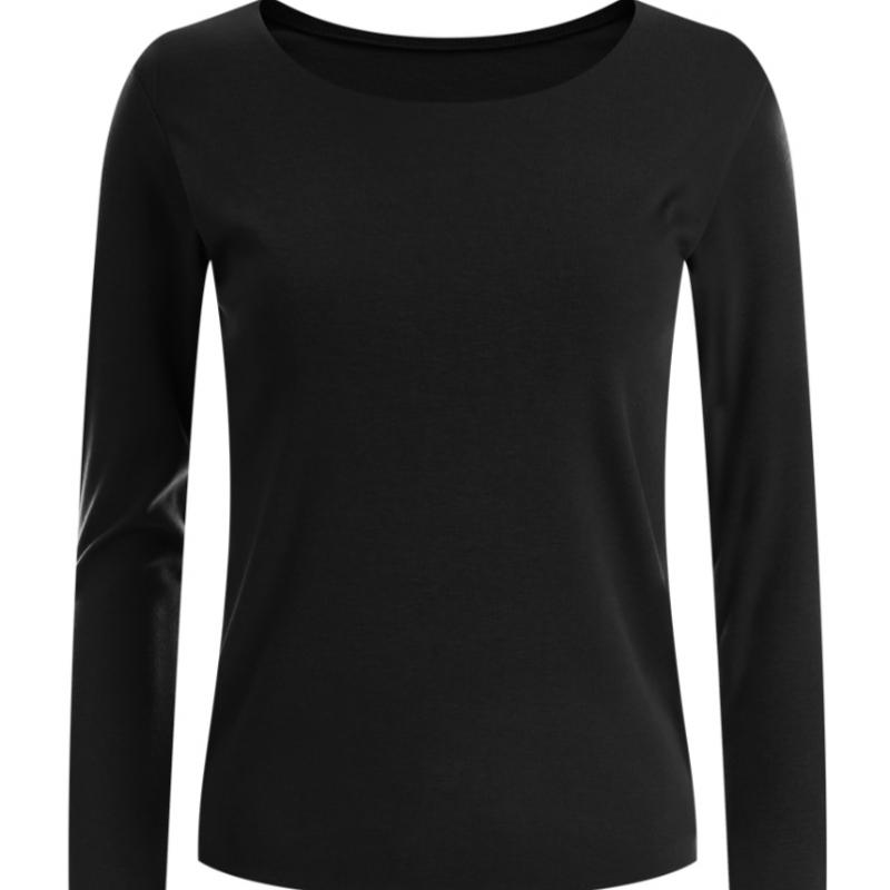 Shop   WomeN Slim FiT Layered RouNd Neck LoNg Sleeve T shirT 6 Colors N Dai Wsh 