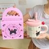 Straw Cup with Good Looks and Small Gifts for Girls To Best Friends Birthday Gifts for Girls Mug with Lid Girl Heart