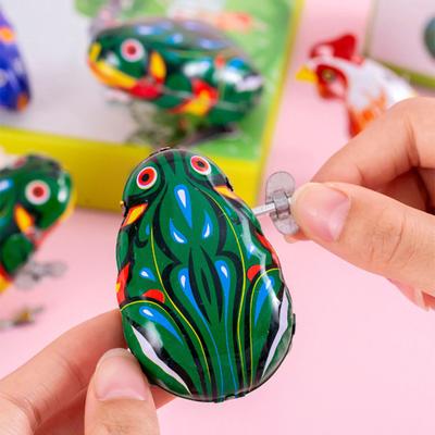Yousheng 1/4ks Zvířátko na klíček Nostalgické Vintage Děti Dospělí Mechanické Pružinové Kovové Skákající Žába Kohout Krysa Králík Hračka Party Suvenýry