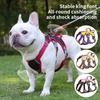 Dog Harness Vest for Small Large Dogs Reflective Safety Lead Straps Adjustable Puppy Harnesses French Bulldog Chihuahua Walking