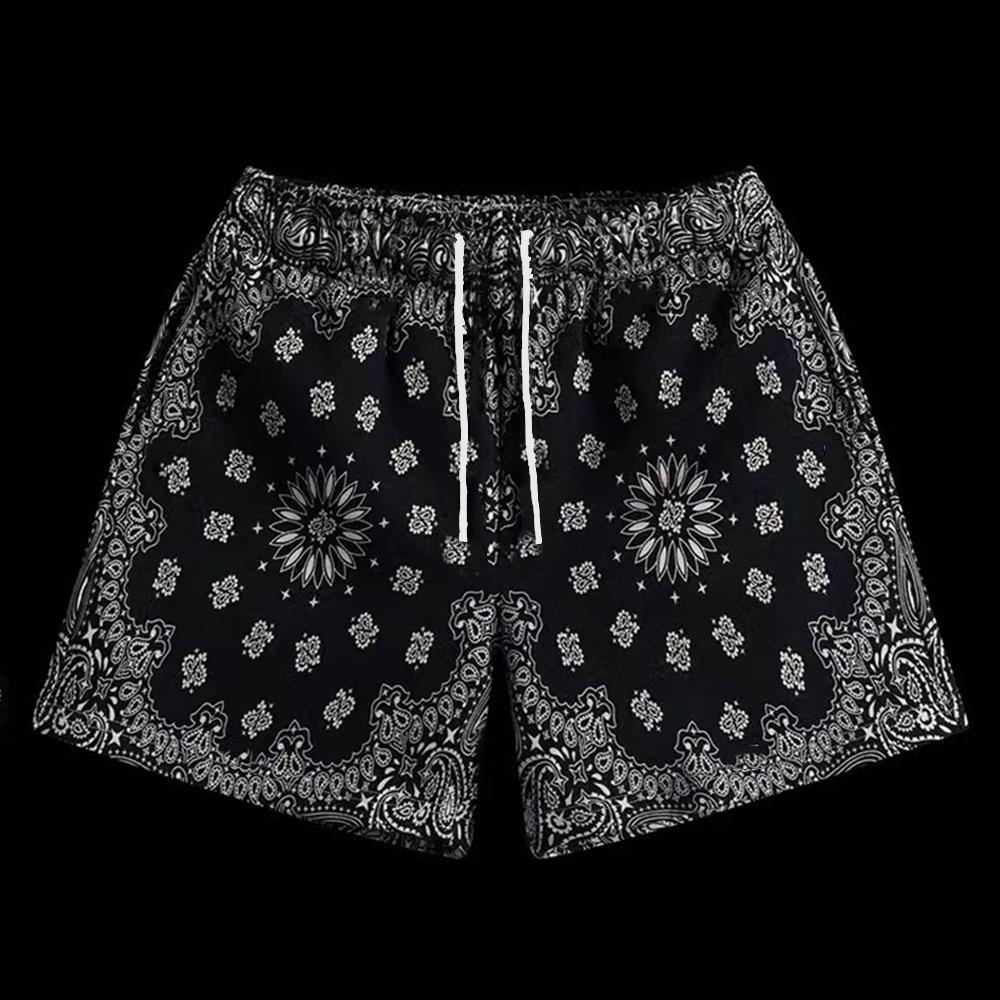 Unisex American Basketball Shorts: Casual, Trendy, Breathable Sports & Beach Five-Point Pants