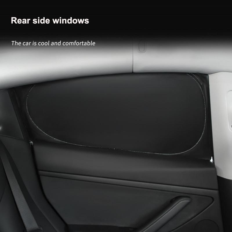 Side Window Sunshade for Tesla Model Y 2025 Privacy Front Rear Windshield Window Shield Screen Sun Visor Camping Sun Shade Cover