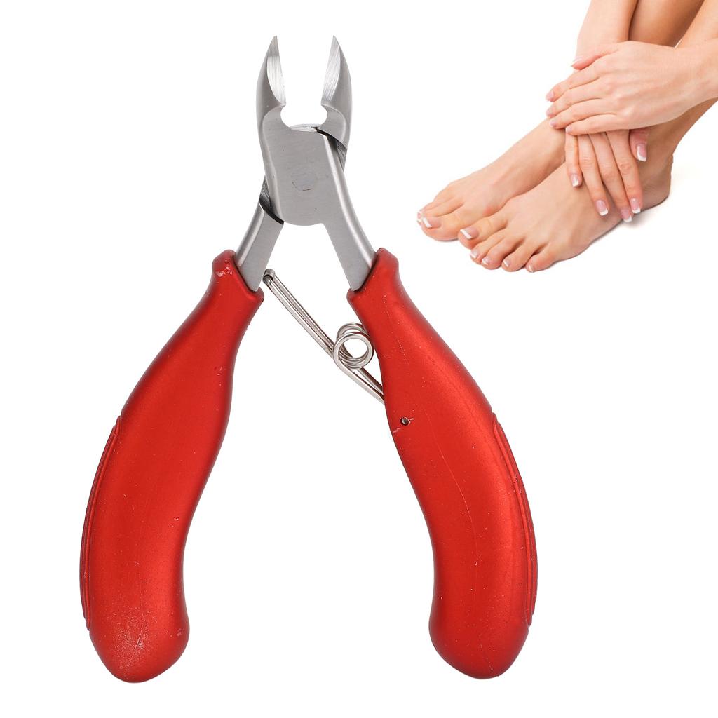 Cuticle Nipper Stainless Steel Ergonomic Grip Precise Trimming Cuticle Cutter Trimmer with Protective Cover