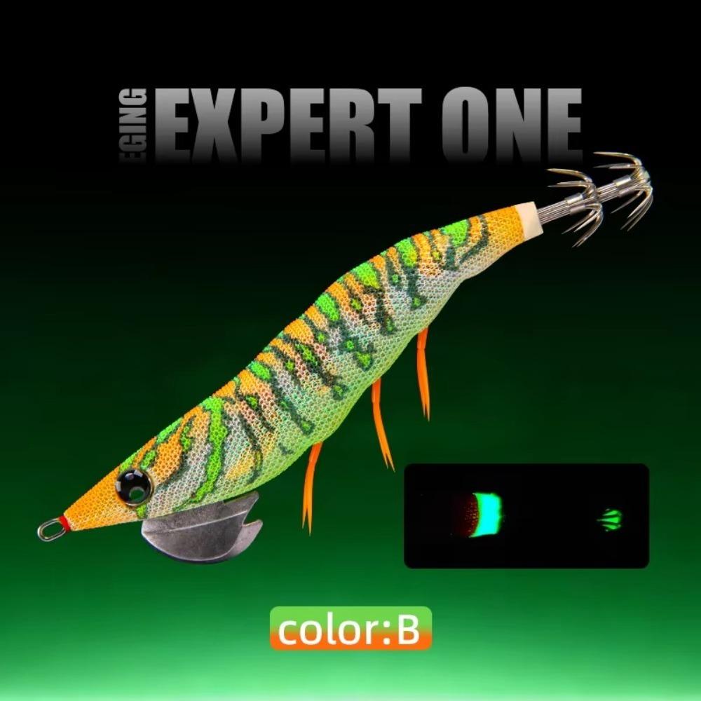 135mm Length Squid Jig Lure 18.5g Weight Artificial Squid Lure Sea Fishing Lure  For Octopus