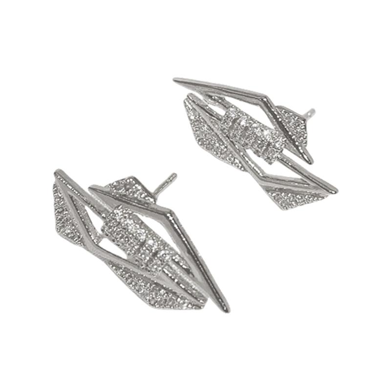 Художественные асимметричные серьги-гвоздики в виде лодок Полированная медная бижутерия Удобная посадка Изящные серьги-гвоздики в форме парусников