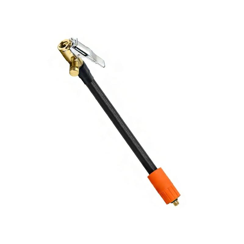 16cm-100cm Air Pumps Hose Connector with Locking Air Chuck Standard Tire Valves Fine Thread Tire Inflator Hose Adapter