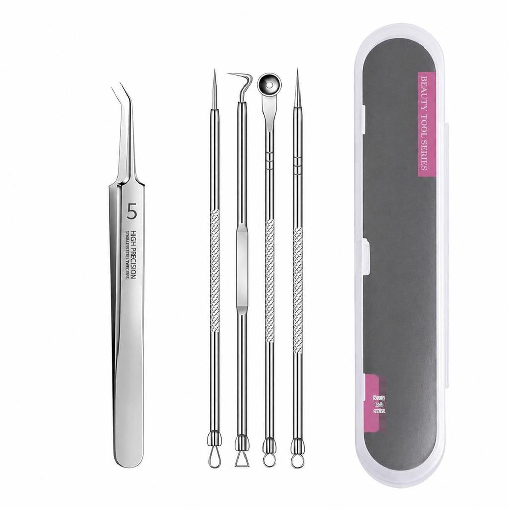 Ultra-Fine Tweezers Blackhead & Pimple Extraction Needle Set – Pointed Tip Beauty Tool for Acne Treatment