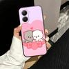 Cartoon Cute Peach Goma Soft Phone Case for Xiaomi Poco X5 X6 X7 X8 Pro Max X3 F7 F8 Ultra M8 M7 M6 M5 Redmi 15 15C 14C 13C 12C