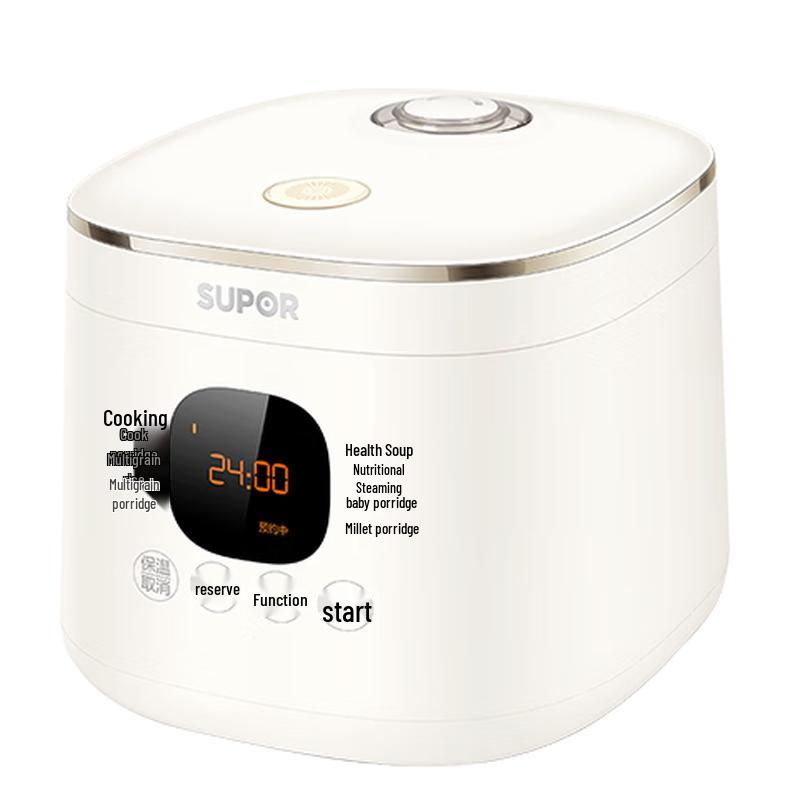 Supor Smart Multi-Function 0-Coating Stainless Steel Rice Cooker CN plug (adapter included)