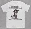 Retro Smart Fella Raccoon 90s Shirt, Funny Raccoon Vintage T-shirt, Vintage 90s