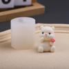Cute Bear Silicone Mold Mini Bear Mold Candle Making Candle Aromatherapy Mold