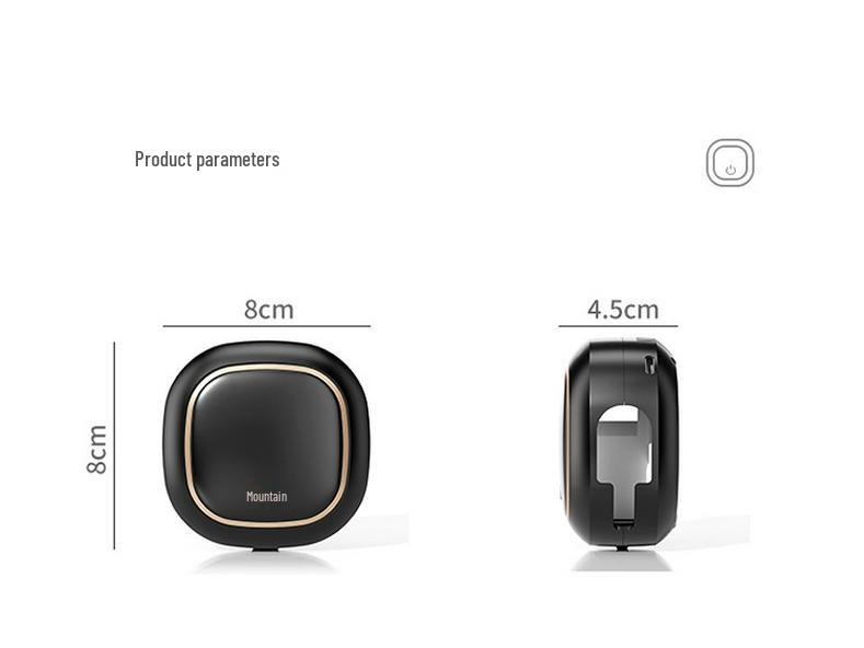 Luxury Minimalist Wall-Mounted UV Sterilizing & Drying Travel Toothbrush Holder