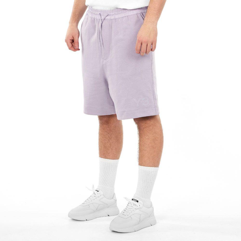 Y-3 SS21 Solid Color Sports Shorts Men Shorts Lavender GV4155