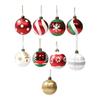 Christmas Balls Set 6PCS 6cm - Xmas Tree Hanging Ornaments, Navidad Noel Natal Home Party New Year Decoration
