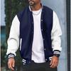 Men S Hooded Baseball Jacket Slim Fit Cardigan Sport Casual Wear