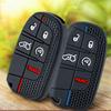 5 Buttons Silicone Car Smart Key Cover For Jeep Renegade Frand Cherokee Dodge Journey Charger Chrysler 200 300 300 Shell Fob
