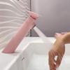 Pink Finished Bathroom Sink Faucet Copper Basin Faucet Cold & Hot Pink Water Mixer Sink Tap Single Lever Lavotory Tap