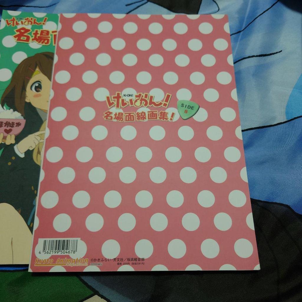 [USED] K-ON! Famous Scene Line Art Collection Set Side A and B
