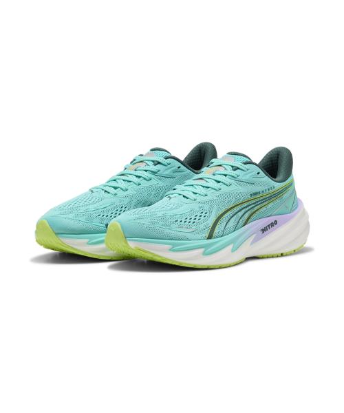 [PUMA] Velocity Nitro 5 x HYROX Женская - Интенсивный мятный:Светлая лаванда [313687-02] 225