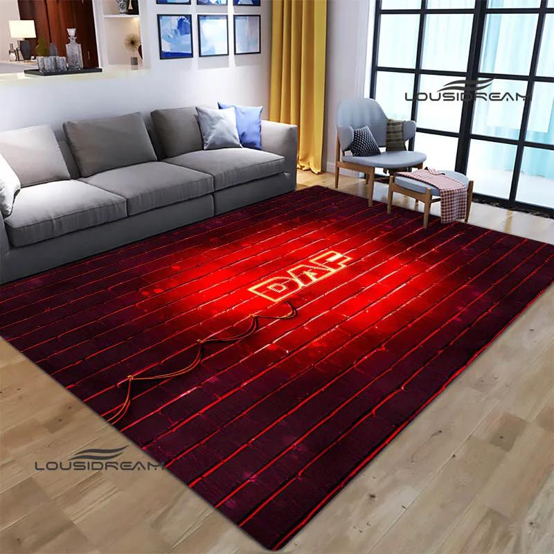 truck Retro printed carpet Living room bedroom carpet non-slip carpets Yoga mat Outdoor carpet kawaii rug